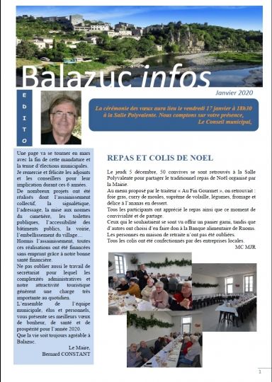 Bulletin janvier 2020